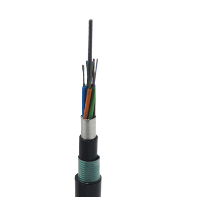 GYTA53 Armored Duct Aerial Fiber Cable 24 48 96 Core Aerial Optical Fiber Cable For Highway