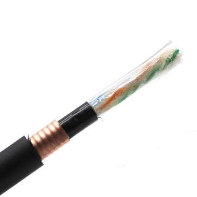 Steel Wire Armoured UTP/FTP Cat6 Solid Cable Direct Burial LSZH/PVC SWA Ethernet Lan Cable Factory