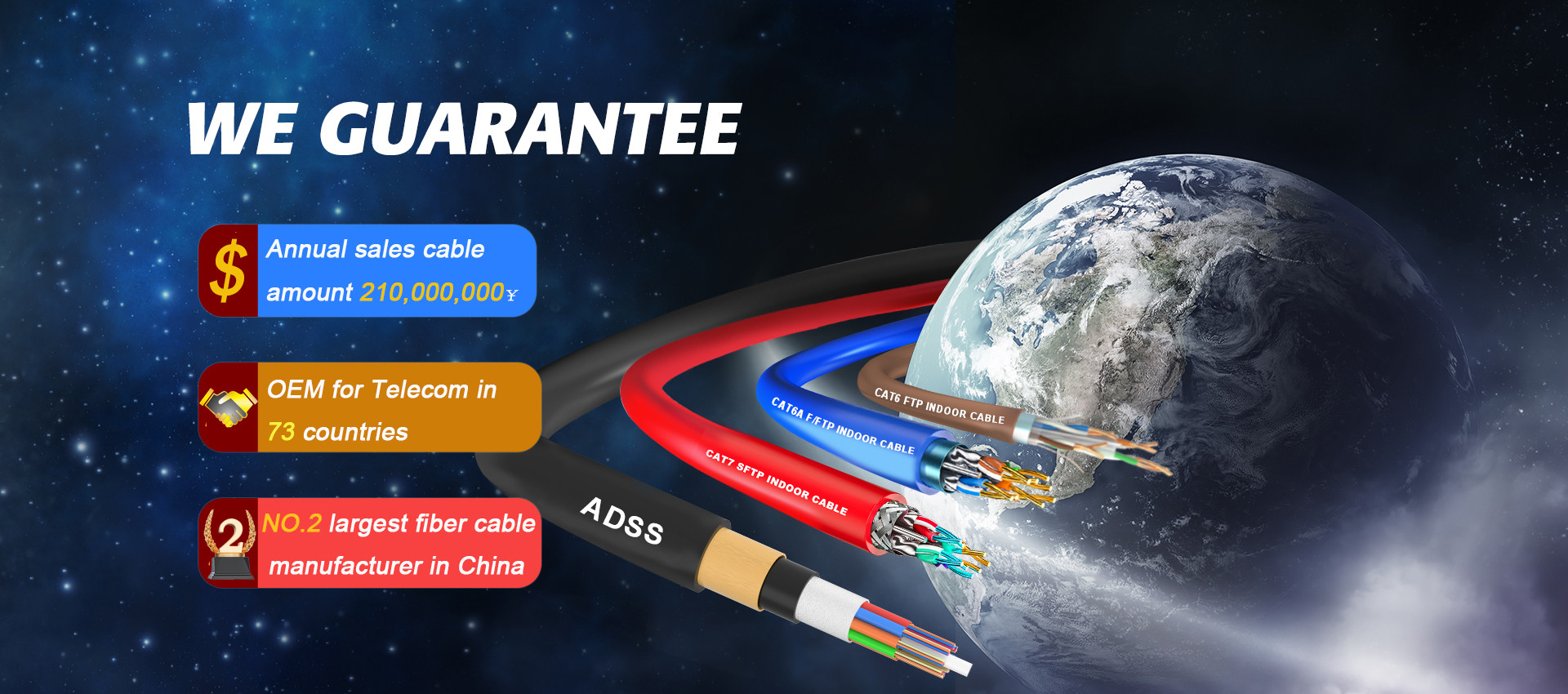 kualitas Kabel Serat Optik Luar Ruangan pabrik