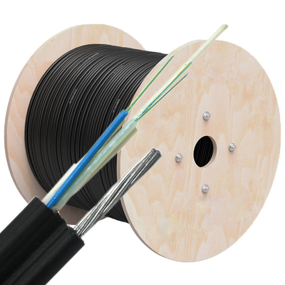HDPE 7x0.8mm 48 Core Aerial Overhead Kabel Serat Optik GYTC8S