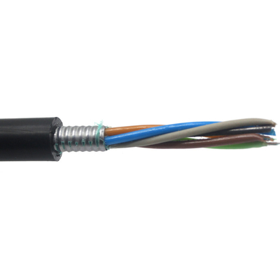 Harga pabrik kualitas tinggi 8 16 24 48 96 inti kabel serat optik lapis baja GYTS