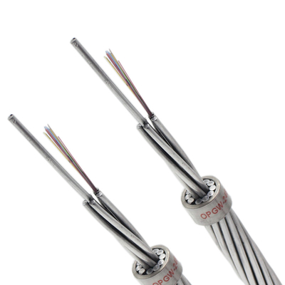 OPGW Listrik Kabel Optik Kabel Daya Komposit Dengan Serat Optik 12-96core