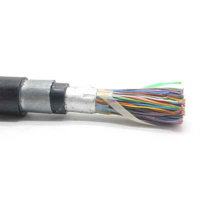 Kabel Telepon Indoor Outdoor Cat3 HYV HYA Kabel Jaringan Tanpa Perisai Dan Terlindung 10 - 100 Pasangan 26AWG/24AWG