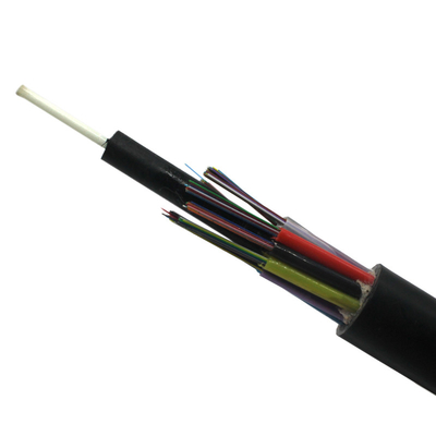 12 24 36 48 72 96 Core GYFTY Kabel Serat Optik Kekuatan Tinggi Tubing Lolos Perlindungan
