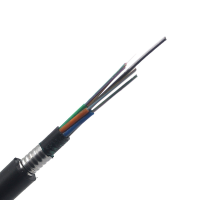 Preferensial GYTY53 2-144 Inti Kabel Serat Optik Luar Ruang Jaket PE Ganda