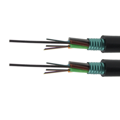 12 - 288 Core Armored GYTA Fiber Optic Cable untuk aplikasi udara dan saluran luar ruangan