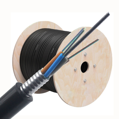 GYTA Single Mode G652D Fiber Optic Cable Multi-Loose Tube Corrugated Steel Optical Cable