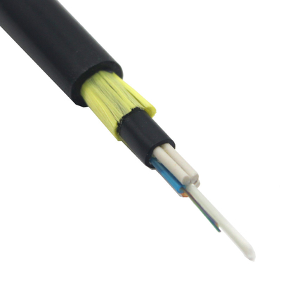 Aerial 12 24 96 Core Outdoor Fiber Optic Cable G652d Fiber Self Supporting Non-Armored ADSS