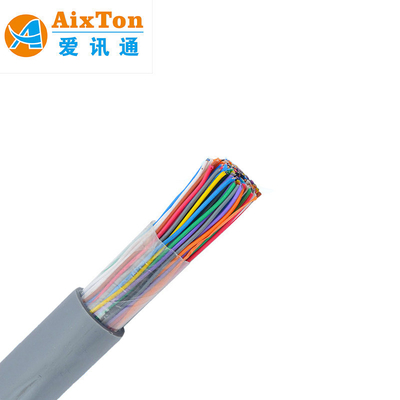 18 22 AWG Tipe 2P 4P 10P 25P UTP Shield Type Outdoor Indoor Communication Telephone Cable untuk Transmission