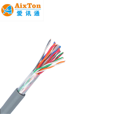 15 30 25 20 10 80 150 pasangan 0,4 kabel telepon bawah tanah 26awg kabel terbuat dari jeli luar ruangan kabel CAT3 kabel telepon