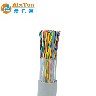 Kabel Telepon Pabrik Pemasok Kabel Komunikasi Luar Ruangan Multipair Cat3 2 20 25 50 100 300 Pasangan