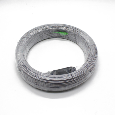 LC Connector LSZH Armored Fiber Optic Patch Cable untuk Indoor Outdoor RRU RRH CPRI Single Mode