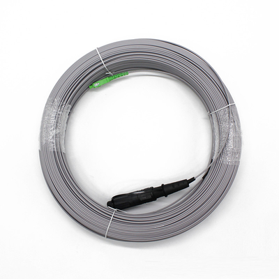 Waterproof Outdoor FTTH Single Mode Fiber Optic Drop Cable Patch Cord 1 2 Core Corning SC Kabel Komunikasi 10-200M