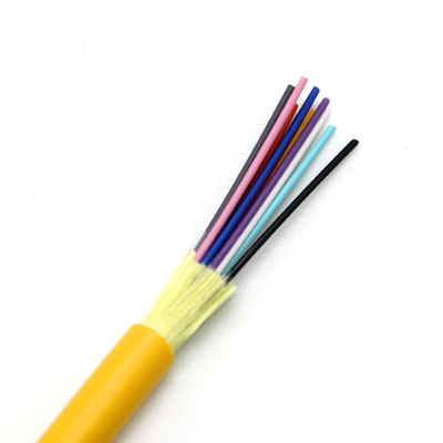 Vietnam Supply GJFJV Kabel Serat Optik Indoor 48 Core OM1 OM2 OM3 OM4 PVC LSZH FR Kabel Serat Optik Indoor Breakout