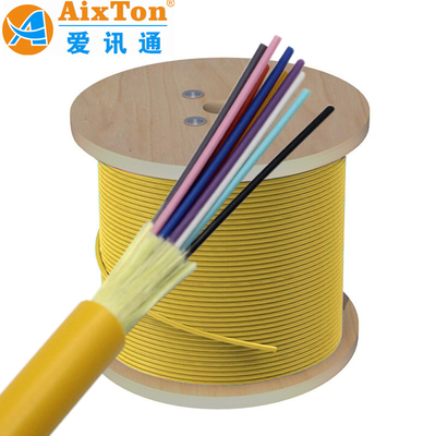 GJFJV/GJFJH 8/12/24 SM Kabel Distribusi Fiber Indoor untuk Kabel Komunikasi FTTH dengan G652D/G655/G657