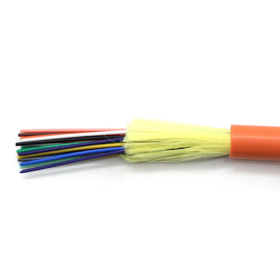 Kabel Fiber Optik 4 8 12 Inti Gjfjv Single Mode OM1 OM2 Kabel Fiber Optik Indoor Gjfjv
