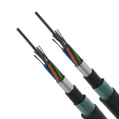 GYTA53 GYTY53 Saluran langsung terkubur Kabel Serat Optik 12 24 36 48 72 96 Inti