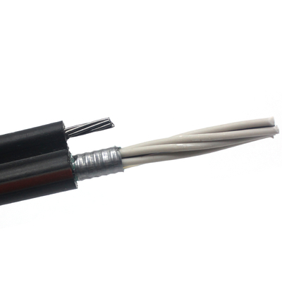 GYTS GYTA Kabel Fiber Optik Longgar Terpilin Kabel ADSS Jumlah Serat 48 inti Mendukung 2-144 inti Panjang 1-5km Per Drum Kayu