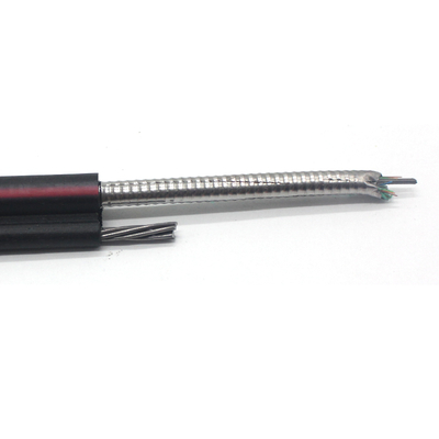 GYTC8S Gambar 8 Kabel Serat Optik 48/72/96 Core Black PE Outer Jacket untuk Komunikasi