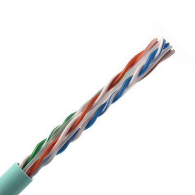 Kabel UTP Cat6 OEM Gulungan 305M Jaringan Cat 8 23awg Tembaga U-UTP Berinsulasi dengan PE untuk Komunikasi Indoor