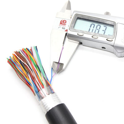 Kabel CAT3 Tahan Air Bawah Tanah Telekomunikasi 20 25 30 50 300 500 Pasang Lapis Baja Luar Ruangan CAT3