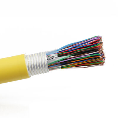 Kabel Telepon Multi Pasangan Luar Ruangan CPR LSZH Cat3 FTP 24AWG 100 200 pasang