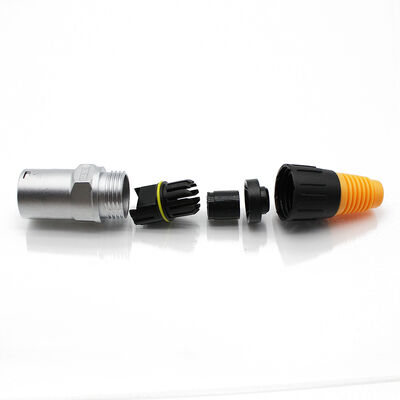 ETHERCON XLR Male-Male Professional Audio Video Ethernet RJ45 Cat5e Cat6 PVC Braid 4K Kabel untuk Komputer / Speaker