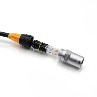 High Quality 8P8C RJ45 Waterproof Coupler RJ45 Ethernet Connector Male Plug Housing