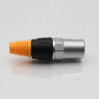 Outdoor IP65 Waterproof Ethernet RJ45 Male/Female Signal Connector Kit untuk kondisi cuaca yang buruk 250V 10A