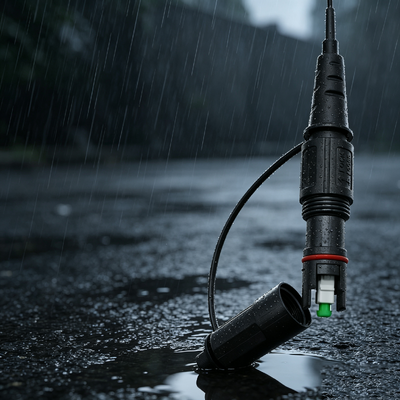 Outdoor Waterproof FTTH Singlemode 10-200M Fiber Optic Drop Cable Patch Cord 1 2 Core Corning SC Kabel Komunikasi