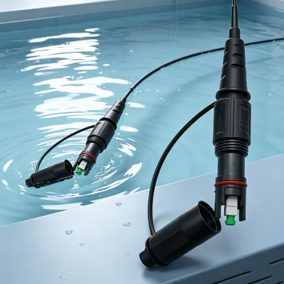 Fiber Optic Drop Cable Assembly Toneable Flat Drop Cable Patch Cord FTTA Corning Opti-Tap Waterproof Patch Cord