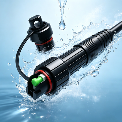 Corning HUAWEI Konektor FTTH Outdoor Drop Kabel Konektor Mini Waterproof Fiber Patch Cord