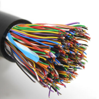 Cat3 Cat5 Kabel telekomunikasi multi-pasangan Kabel telepon luar ruangan 10/16/20/50/100 Pasangan