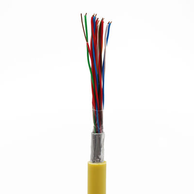 Cat3 Kabel Telepon Cat5e Utp 24AWG 2 3 4 6 Pasangan Kabel Telepon Terbentuk 99.99%