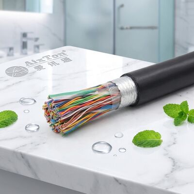 Pemasok Pabrik Kabel Telepon Kabel Komunikasi Dalam Ruangan Multipair Cat3 2 20 25 50 100 300 Pasangan